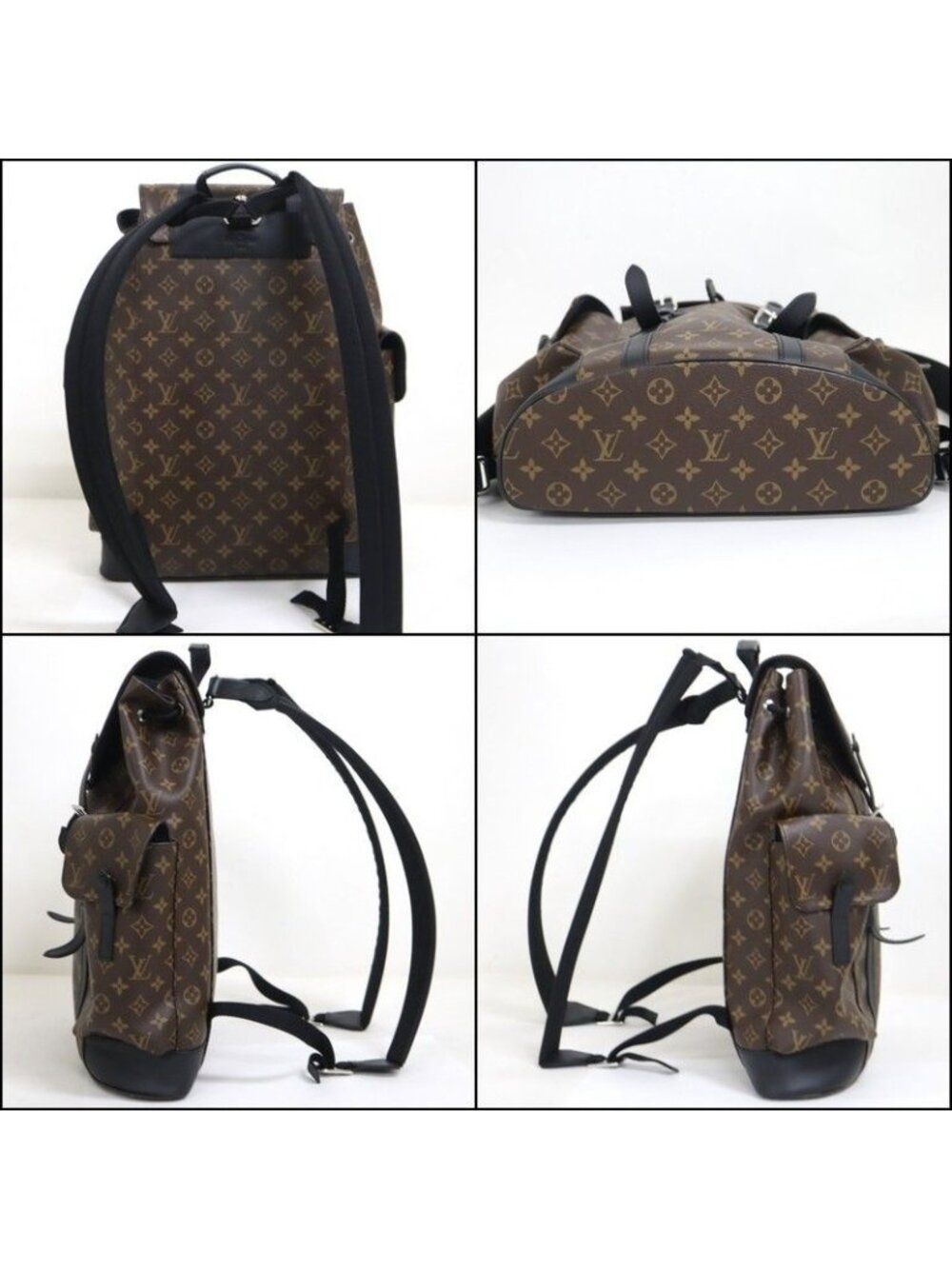 Louis Vuitton Christopher MM Backpack Monogram Macassar - Picture 2 of 7